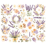 Simple Stories Simple Vintage Lavender Floral Bits Embellishments