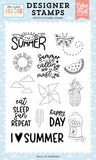 Echo Park Have A Great Summer Summer Is Calling Designer Stamp Set