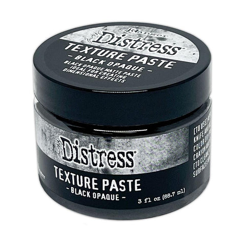 Ranger Distress Texture Paste - Black Opaque