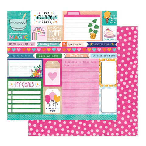 American Crafts Shimelle Reasons to Smile Feel Good Patterned Paper