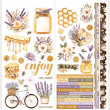 Simple Stories Simple Vintage Lavender Fields 12x12 Cardstock Stickers - Icons