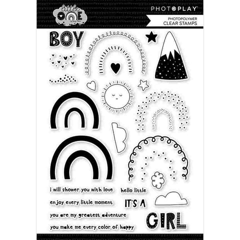PhotoPlay Paper Little One Rainbows Photopolymer Stamp Set
