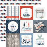 Carta Bella Seashore 4x4 Journaling Cards 12x12 Patterned Paper