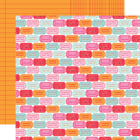 Simple Stories Heart Eyes Kissing Booth Patterned Paper