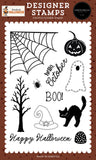 Carta Bella Handmade Halloween Designer Stamp Set