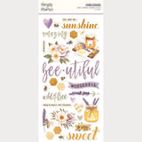 Simple Stories Simple Vintage Lavender Fields Foam Sticker Embellishments