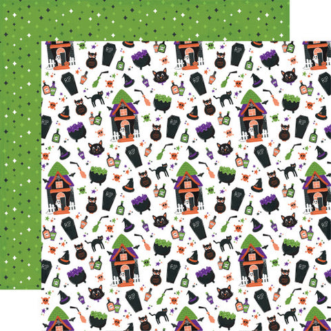 Echo Park Ghosts & Goblins Halloween Night 12x12 Patterned Paper