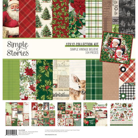 Simple Stories Simple Vintage Believe 12x12  Collection Kit
