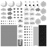 PhotoPlay Paper Little One Icon Dies 12x12 Patterned Paper