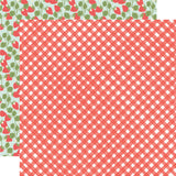 Simple Stories Pink Lemonade Berry Sweet 12x12 Patterned Paper