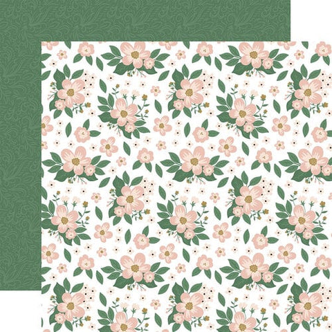 Echo Park Marry Me Forever Floral Patterned Paper