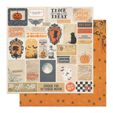 PhotoPlay Paper Halloween Junque October Moon 12x12 Patterned Paper