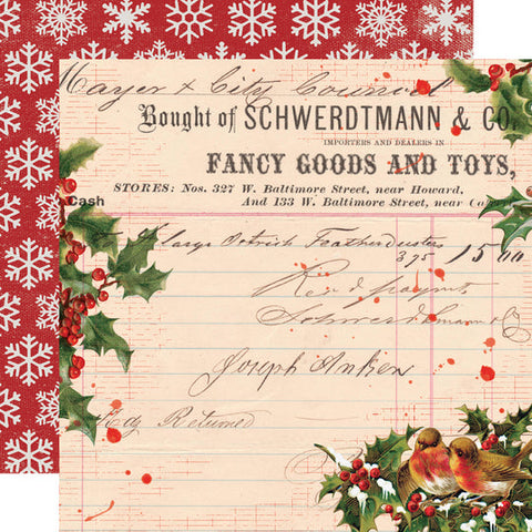 Simple Stories Simple Vintage Dear Santa Joyful Patterned Paper