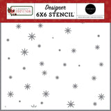 Carta Bella A Wonderful Christmas Looks Like Christmas Designer 6x6 Stencil