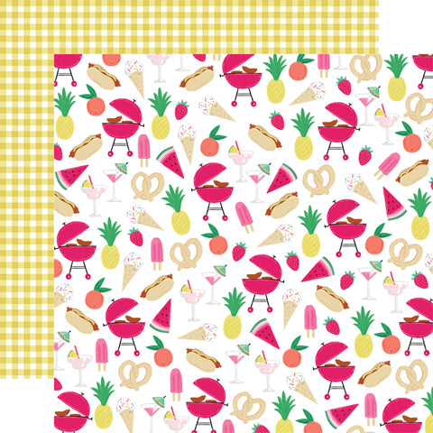 Echo Park Best Summer Ever Good Vibes Patterned Paper