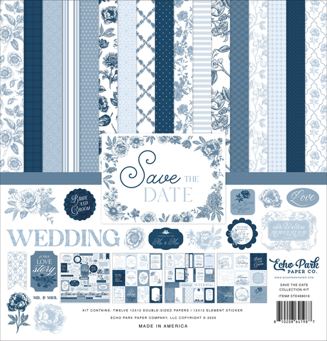 Echo Park Save The Date 12x12 Collection Kit
