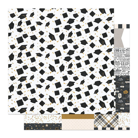 PhotoPlay Paper The Graduate - Grad A2 Cards Patterned Paper Cheap Scrapbook Stuff PhotoPlay Paper The Graduate - Grad A2 Cards Patterned Paper Cheap Scrapbook Stuff