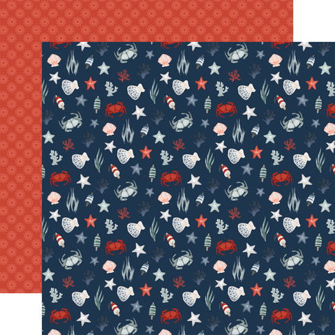 Carta Bella Seashore Nautical Finds 12x12 Patterned Paper