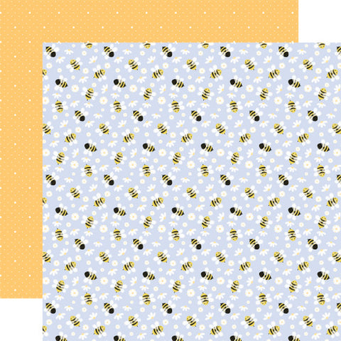 Carta Bella Fruit Stand Bees and Daisies 12x12 Patterned Paper