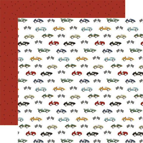 Carta Bella That's My Boy Race Cars 12x12 Patterned Paper