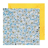 American Crafts Vicki Boutin Bold + Bright Picking Daisies Patterned Paper