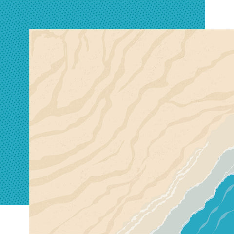 Carta Bella Beach Town Sandy Paradise 12x12 Patterned Paper