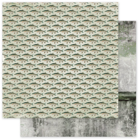 Paper Rose Studio Lakeside Memories - Paper E 12x12 Patterned Paper