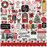 Echo Park Santa Claus Element Sticker Sheet