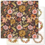 Paper Rose Autumn Bouquet Paper E Patterned Paper