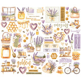 Simple Stories Simple Vintage Lavender Fields Bits & Pieces Embellishments