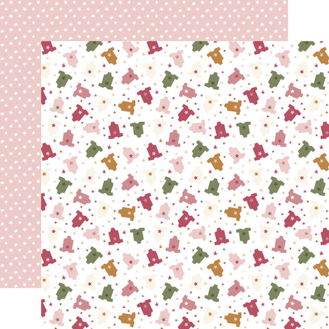 Echo Park Special Delivery:  Baby Girl Tiny Girl Clothes Patterned Paper