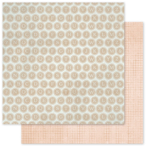 Paper Rose Studio Afternoon in the Park Basics - Paper F 12x12 Patterned Paper