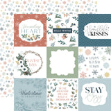 Carta Bella Winter Wonderland 4x4 Journaling Cards 12x12 Patterned Paper