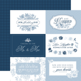Echo Park Save The Date 6x4 Journaling Cards 12x12 Patterned Paper