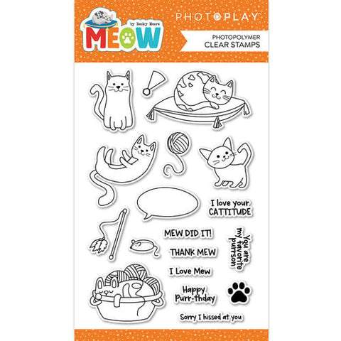 PhotoPlay Paper Meow Photopolymer Stamp Set