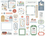 Carta Bella On The Farm Frames & Tags Embellishments