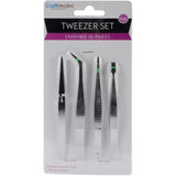 Craft Medley Tweezers 4/Pkg