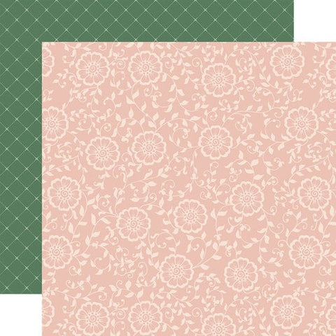 Echo Park Marry Me Blush Floral Patterned Paper