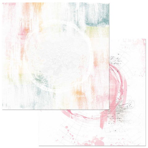 49 and Market Spectrum Sherbet Painted Foundations- Washed Patterned Paper