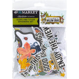 49 and Market Vicki Boutin Curiosities in Willow Grove Icons and Title Ephemera Set Embellishments