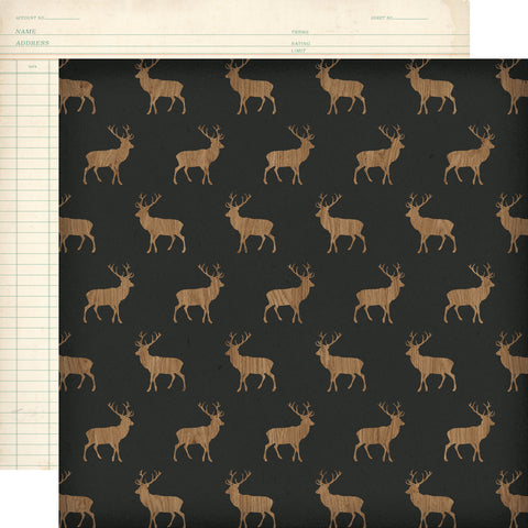 Simple Stories Rustic Legend Born To Roam 12x12 Patterned Paper