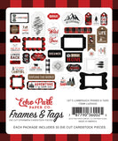 Echo Park Let's Lumberjack Frames & Tags Embellishments
