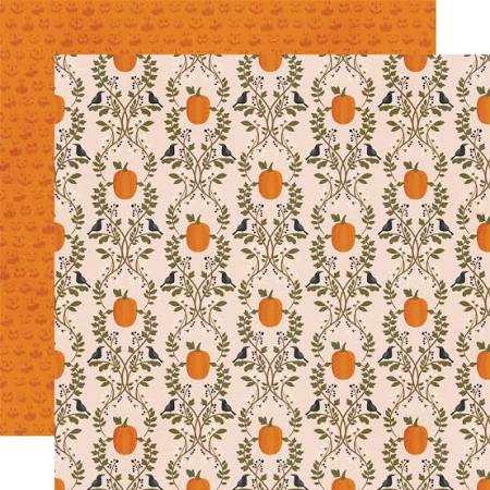 Simple Stories FaBOOlous Hello, Pumpkin Patterned Paper
