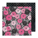 American Crafts Vicki Boutin Bold + Bright Full Bloom Patterned Paper