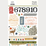 Simple Stories Rustic Legend Rub On Embellishments