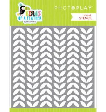 PhotoPlay Paper Birds of a Feather 6x6 Plastic Stencil