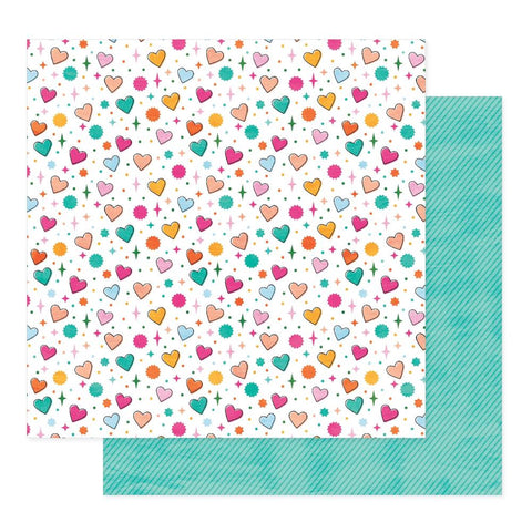 American Crafts Shimelle Reasons to Smile Stay Sparkly Patterned Paper