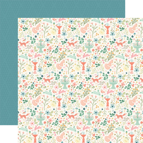 Carta Bella Secret Garden Garden Critters 12x12 Patterned Paper
