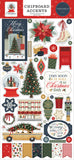 Carta Bella Christmas In The City  6x13 Chipboard Words & Phrases Embellishments