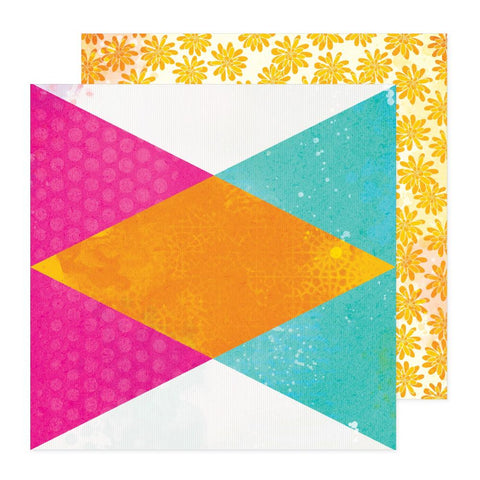 American Crafts Vicki Boutin Bold + Bright Great Day Patterned Paper